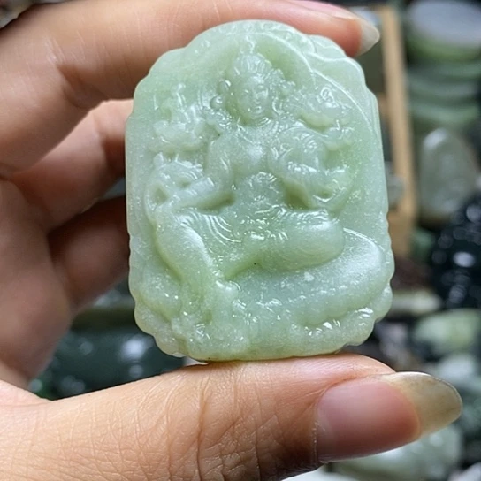 未镶嵌和田玉（糖玉）珠宝半成品