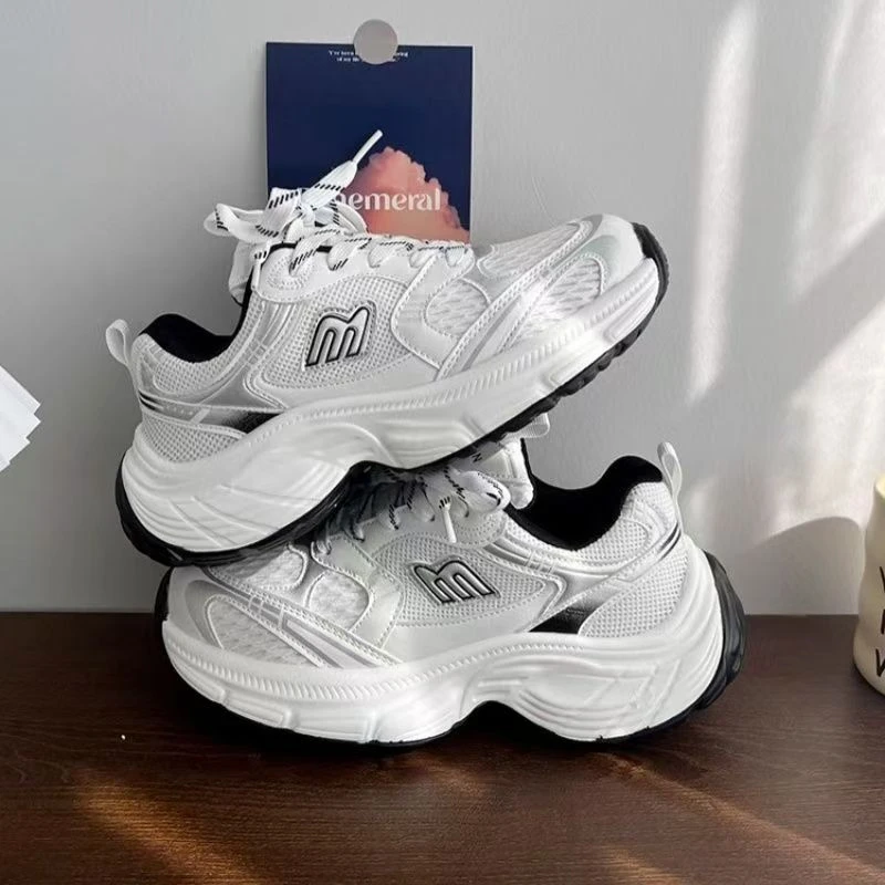 女鞋运动鞋老爹鞋男鞋百搭韩版机能潮鞋透气透气时尚夏季潮流厚底