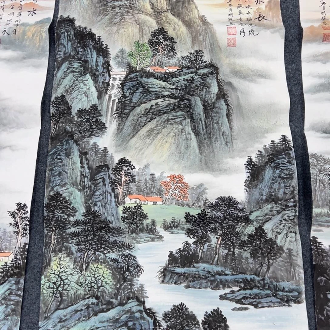 紫***兰国画国画作品欣赏一下