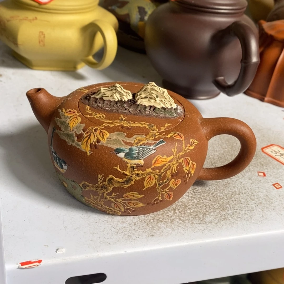 紫砂茶壶原矿手工164