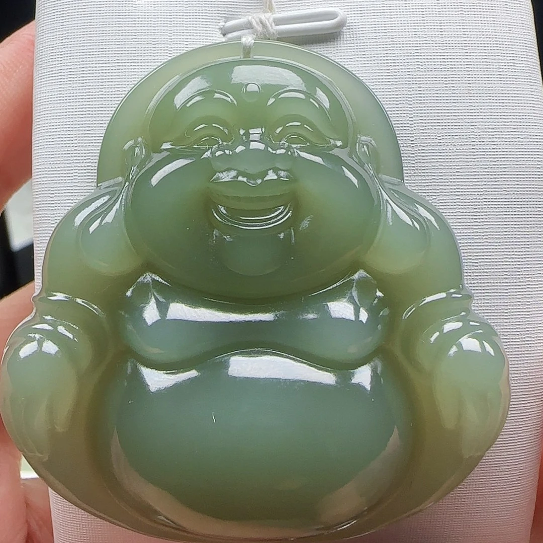 和田玉未镶嵌吊坠(赠链)