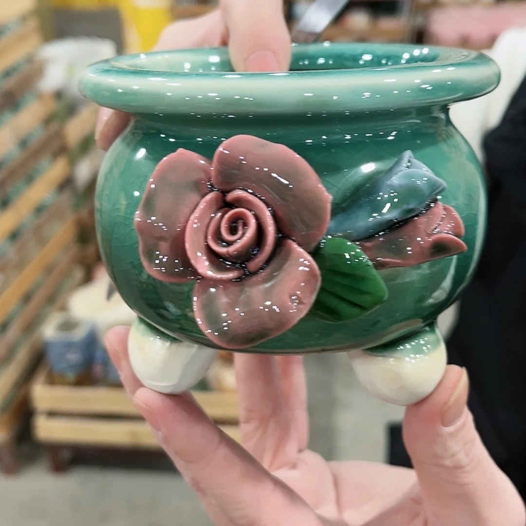 【闪购商品】陶瓷陶瓷多肉植物花盆