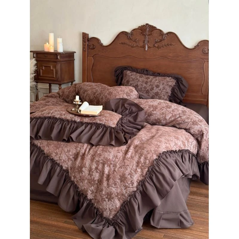 【西塔】四件套 全棉精梳紧密纺 色织大提花高定套件