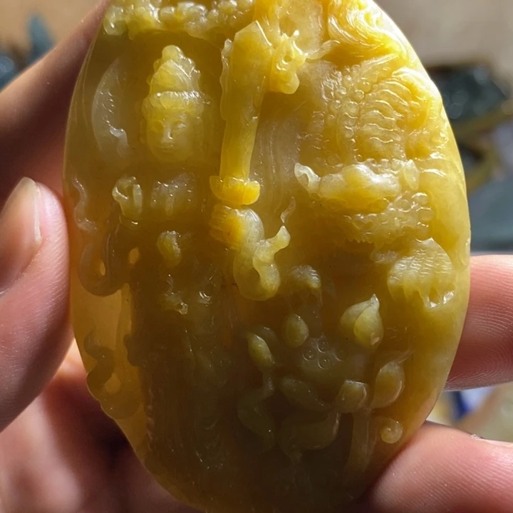 未镶嵌定制翡翠文殊