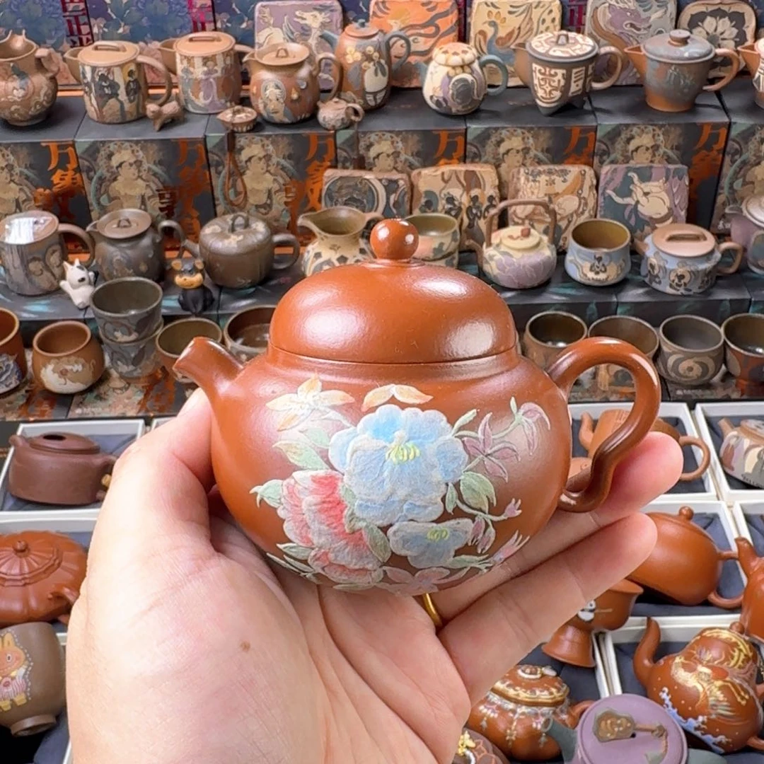 茶壶紫砂160cc原矿精工半手