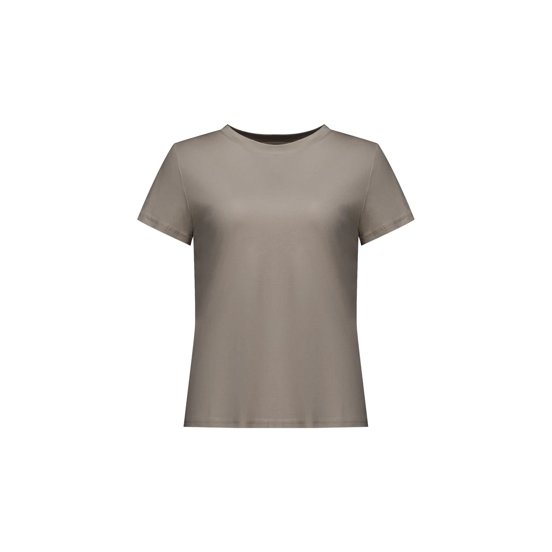 【口碑bi入四合一T】120s桑蚕丝天丝亚麻匹马棉免熨短袖WT42AYA038