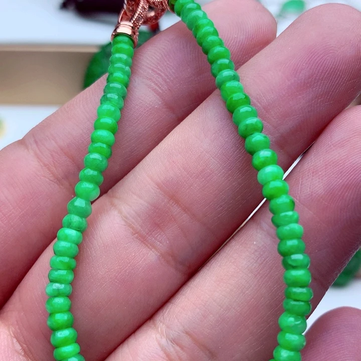 翡翠未镶嵌手链手串