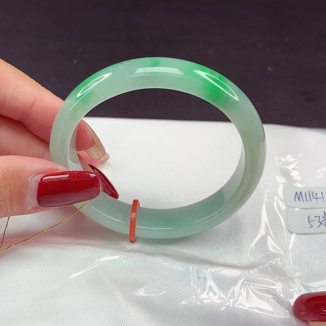 未镶嵌手镯翡翠53圈贵妃151