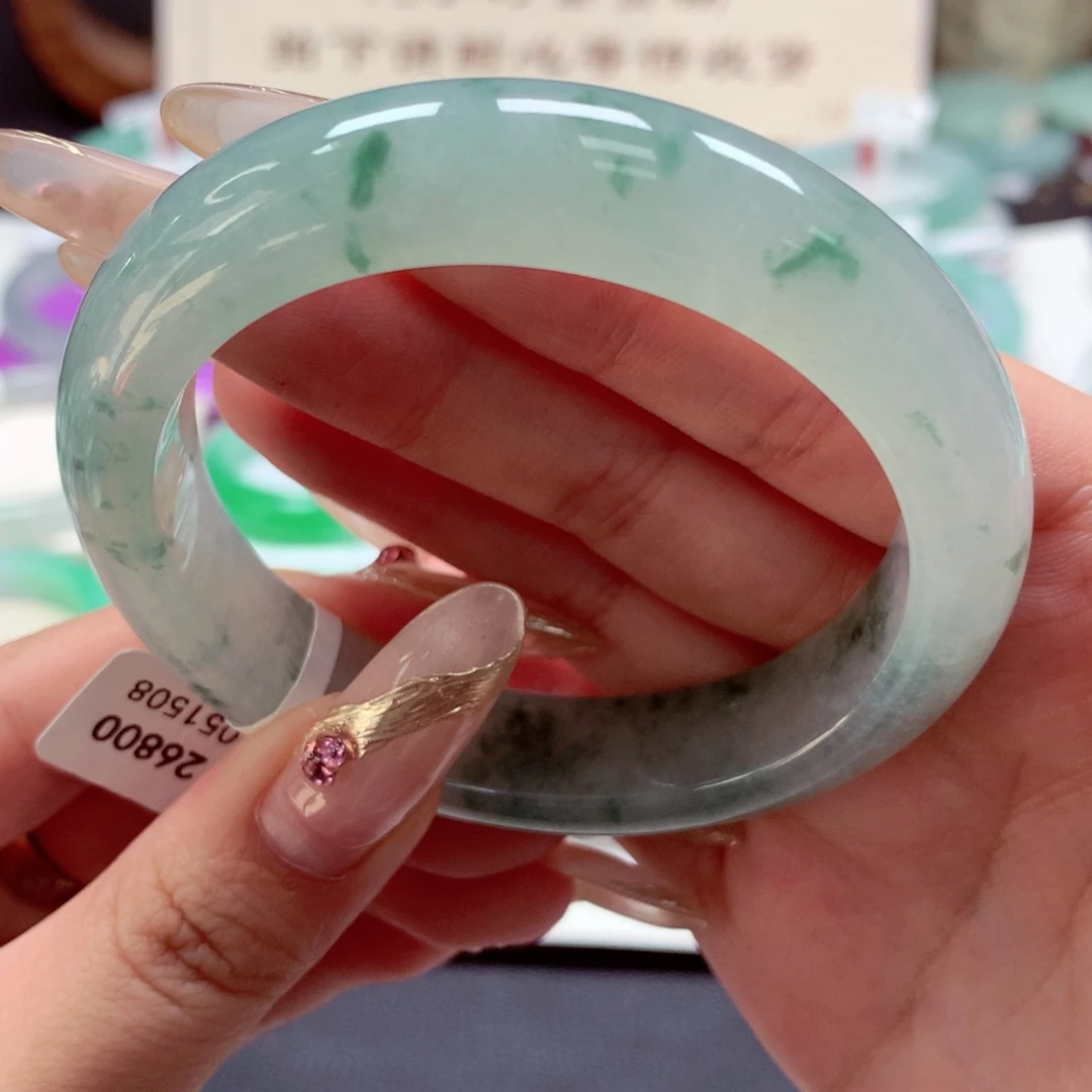 翡翠手镯未镶嵌22（55号）