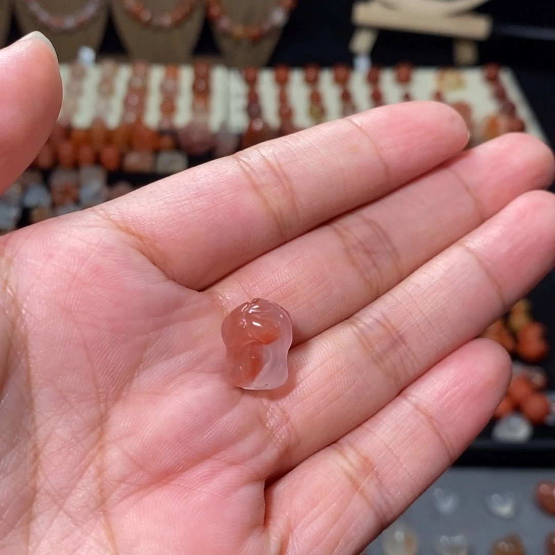 南红玛瑙冰飘未镶嵌白菜