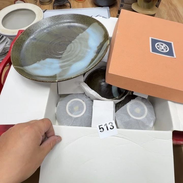 瓷片工艺品摆件瓷器摆件正能量