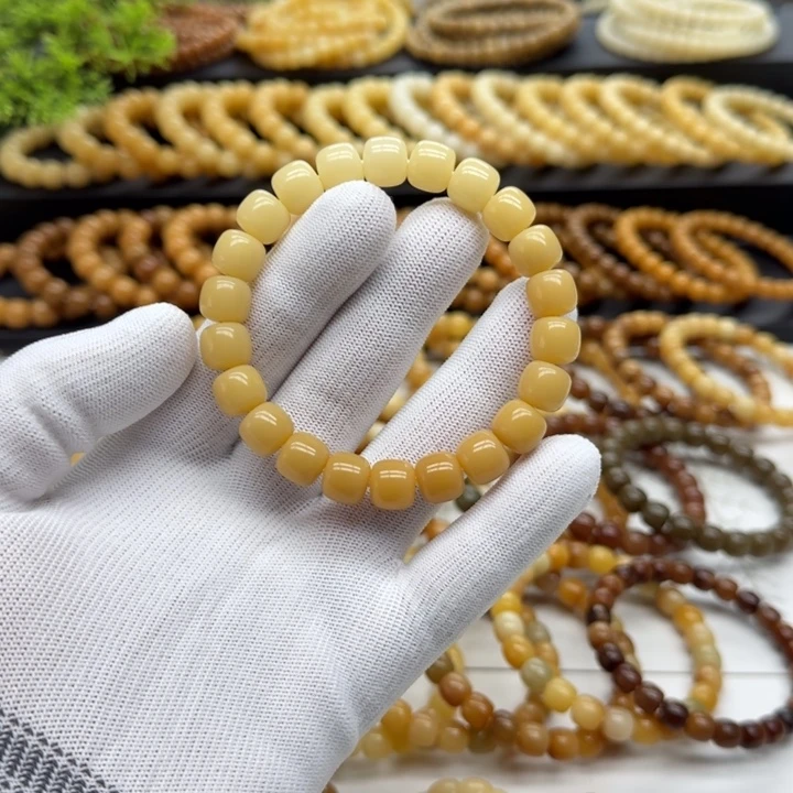 菩提根/象牙果手串10*11鬼工5年