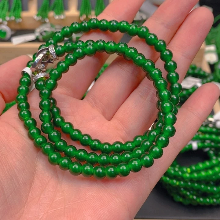 翡翠未镶嵌颈饰帝*蟹卡6