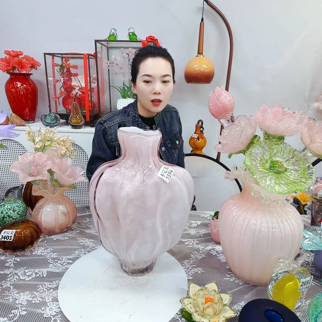琉璃花瓶花器艺术品