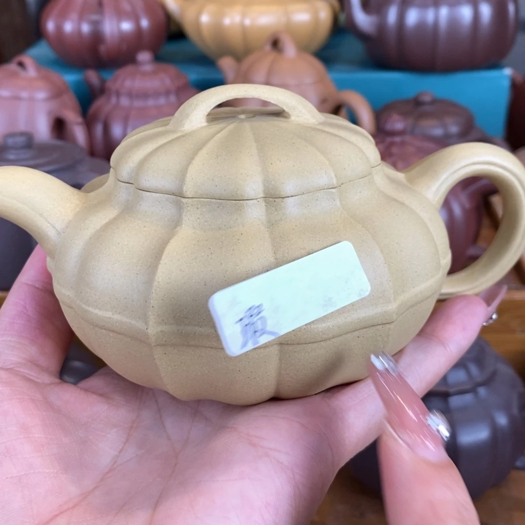 圣***8茶壶紫砂原矿泥料手工壶直播间