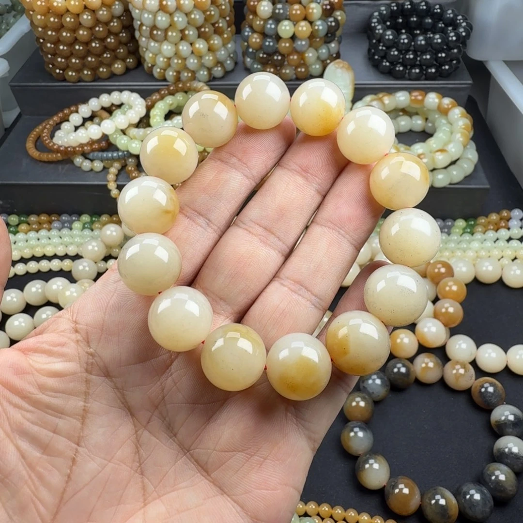 复***活和田玉未镶嵌手链