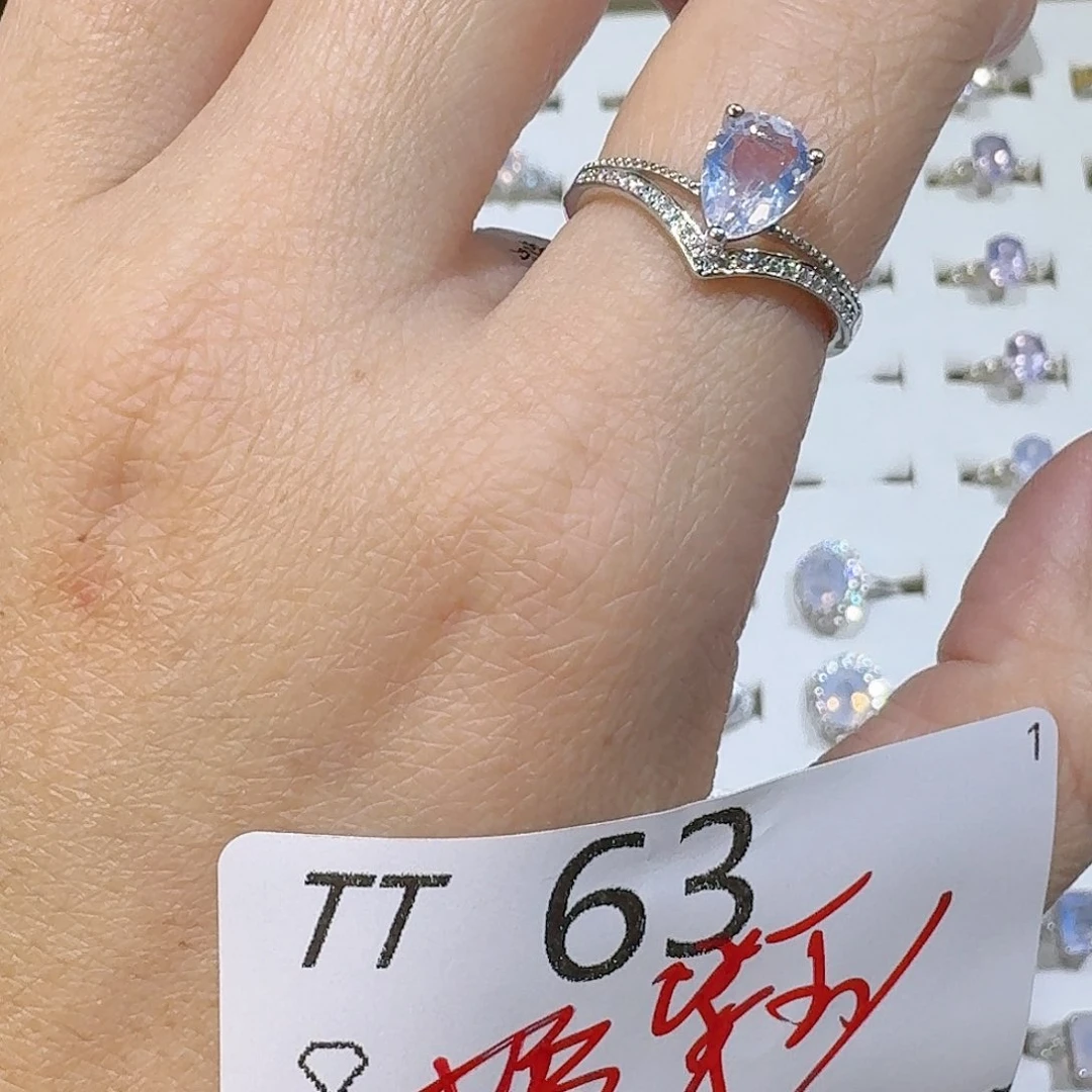紫晶戒指银S925镶嵌tt63
