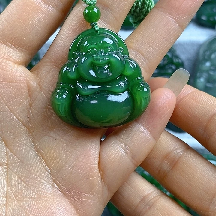 吊坠(不含链)未镶嵌和田玉（碧玉）34