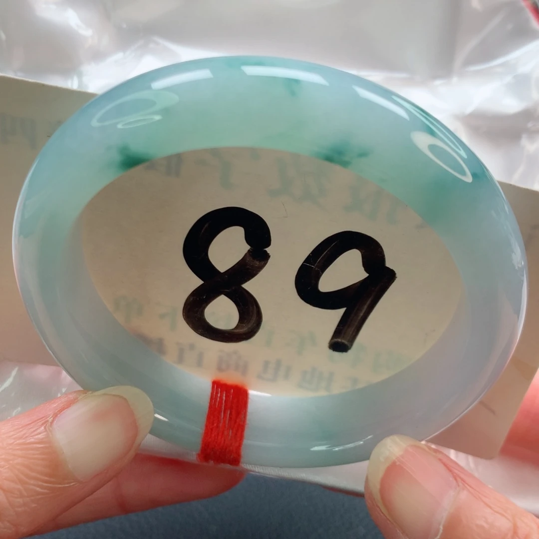 未镶嵌手镯翡翠正圈细润飘花强推