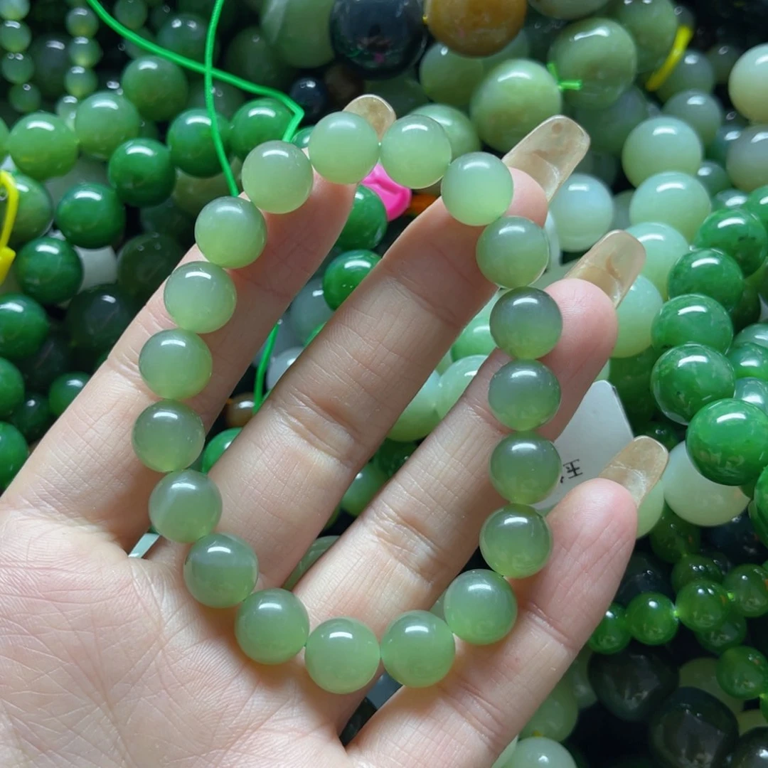 和田玉手串未镶嵌