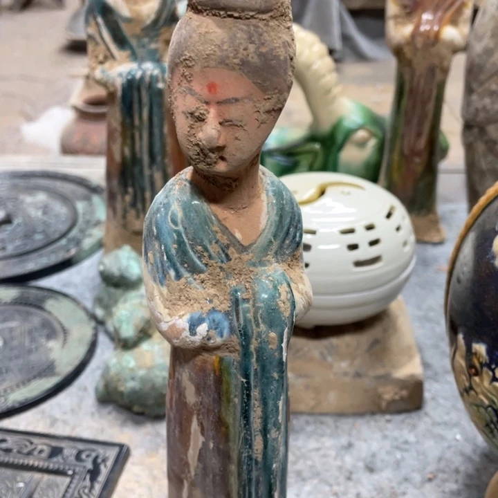 *****杯唐三彩陶瓷摆件