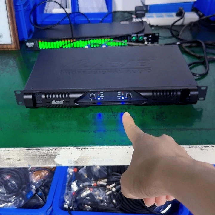 蓝博声功放1000W两通道