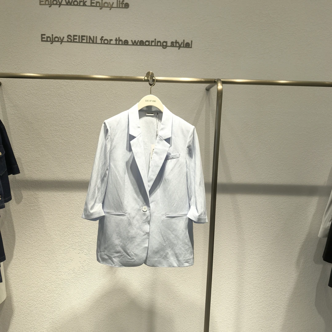 SEIFINI/诗凡黎2025夏款中袖西装3G4310561