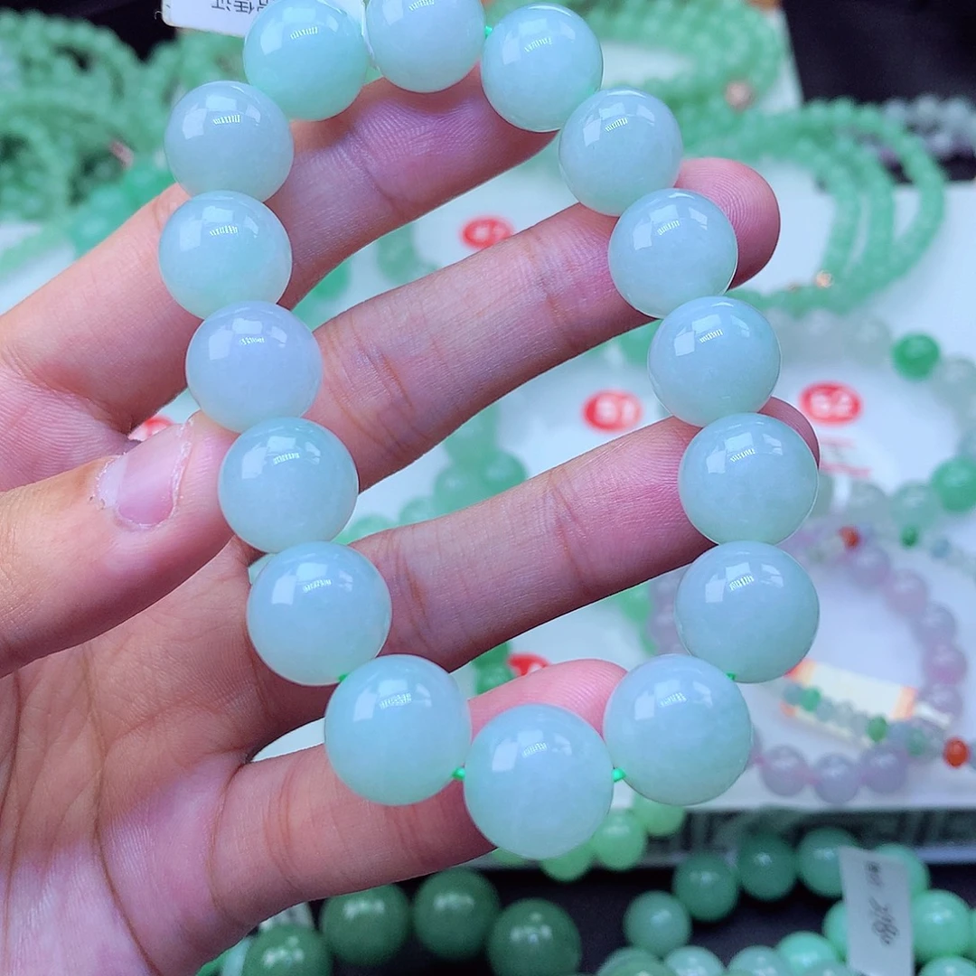翡翠未镶嵌毛衣链