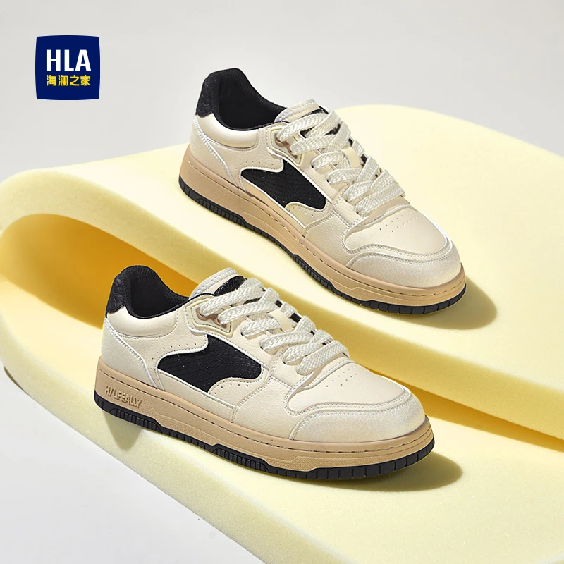 海澜之家男鞋新款2025秋季潮鞋低帮板鞋时尚阿甘鞋德训小白鞋男款