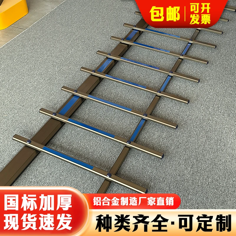 停车场道闸小区物业升降挡车直杆铝合金八角杆香槟色栅栏杆