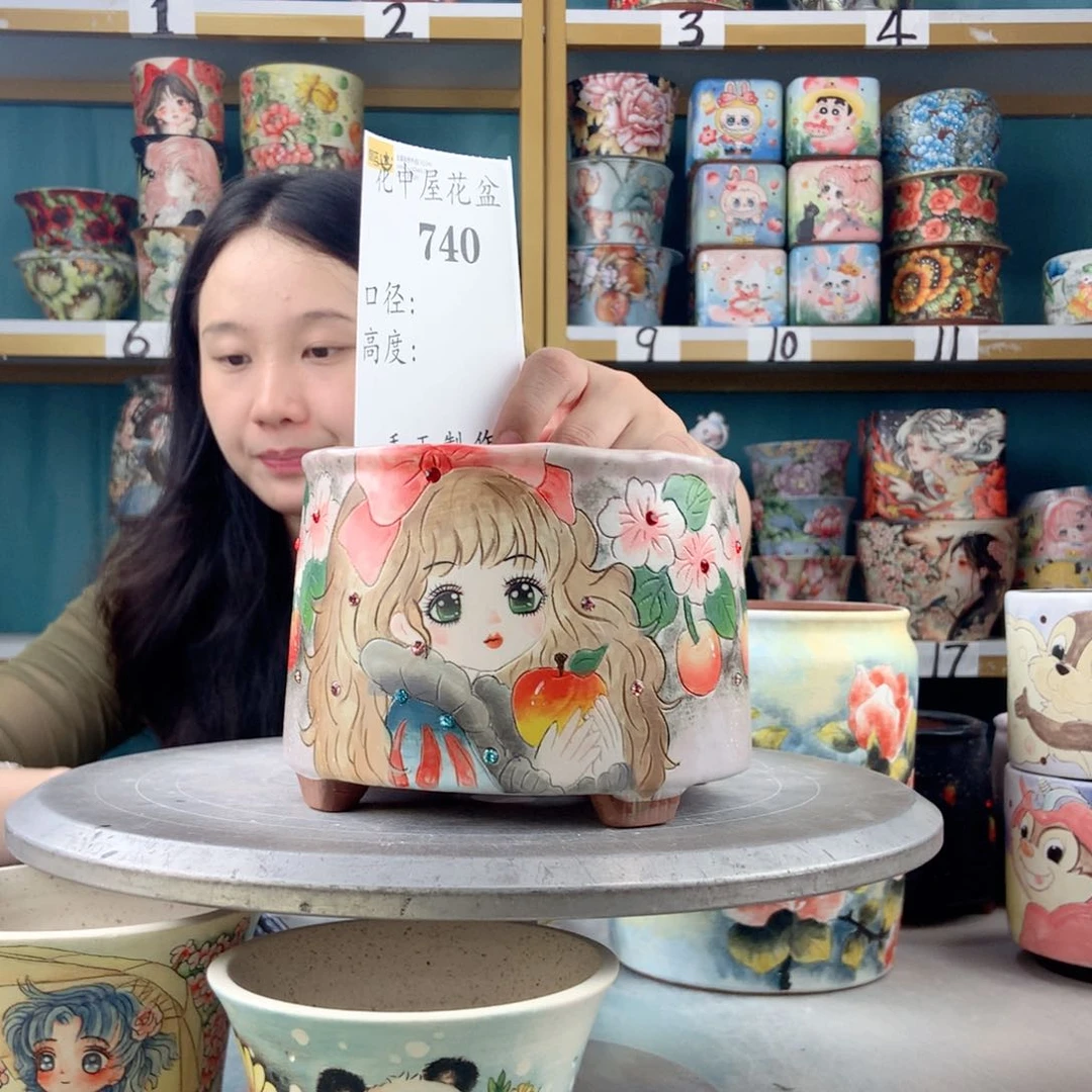 罐景德镇手工瑕疵740