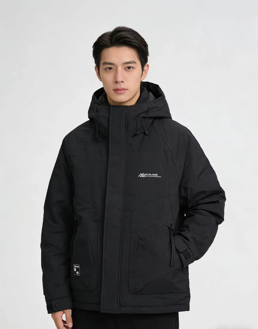 66218冬季时尚休闲百搭连帽防寒服