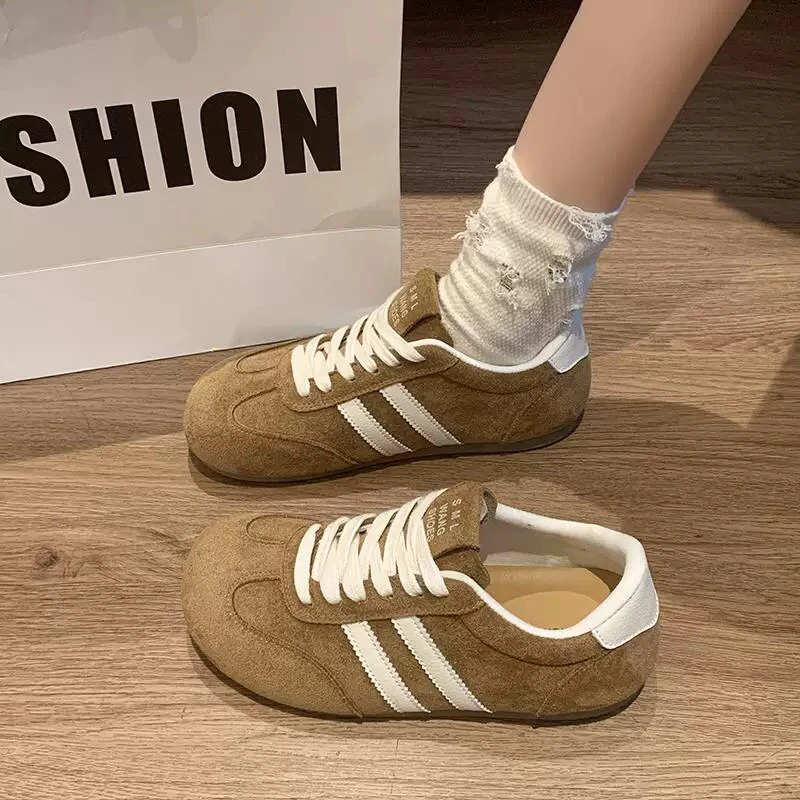 8803休闲德训鞋阿甘鞋平底防滑运动鞋复古女鞋ins小众时尚休闲鞋