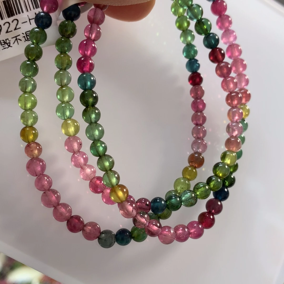 未镶嵌手链碧玺4.2左右