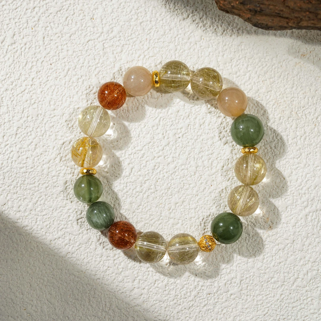 【富运双聚】水晶手串 （天然珠宝多样性发其一）