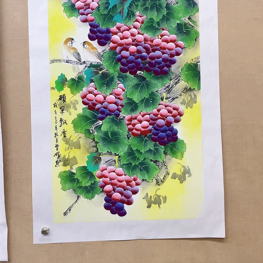 国画手绘国画，精品工笔