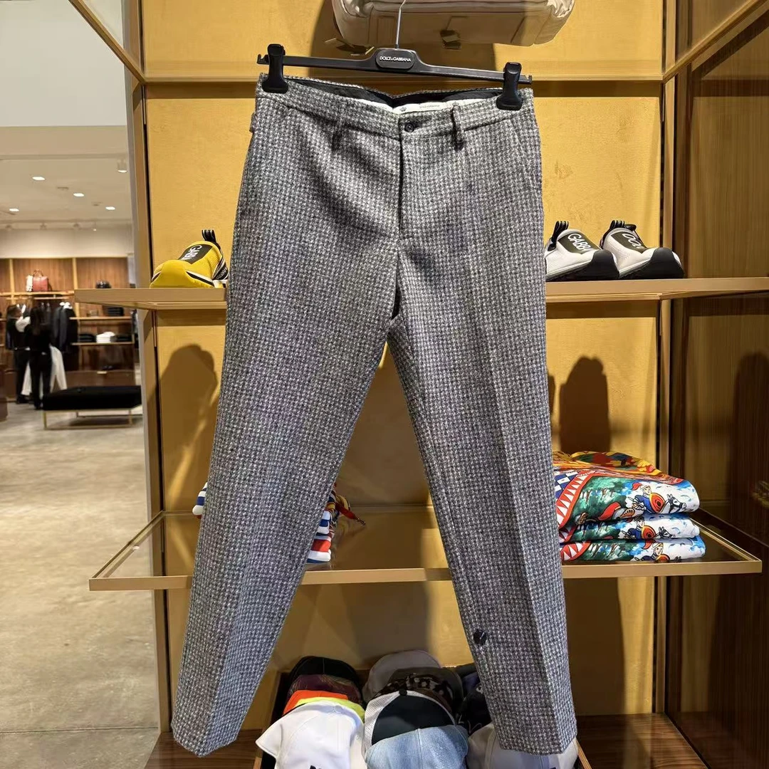 【CC在欧洲】D...G 1号折扣店  秋冬咩咩厚款西装裤