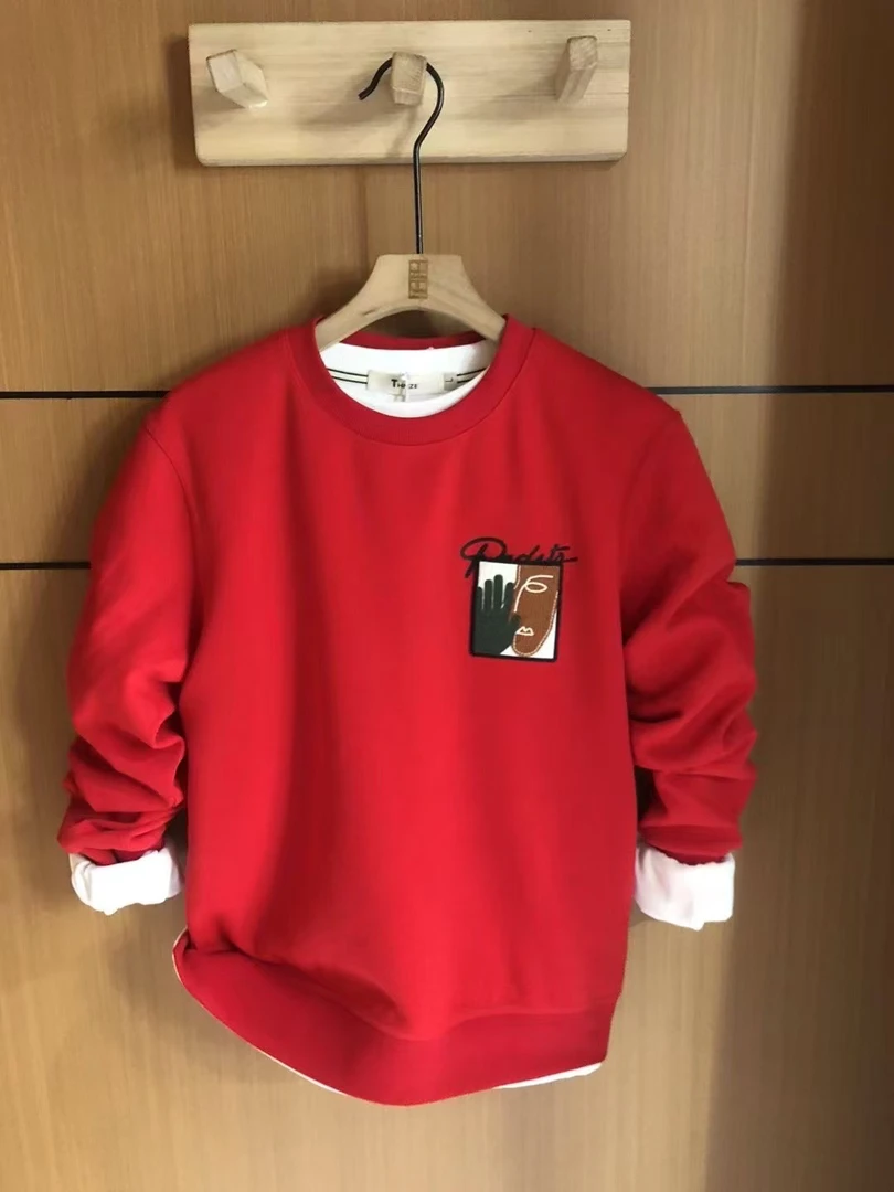 含辰生活男士春款新品简单百搭套头卫衣707960