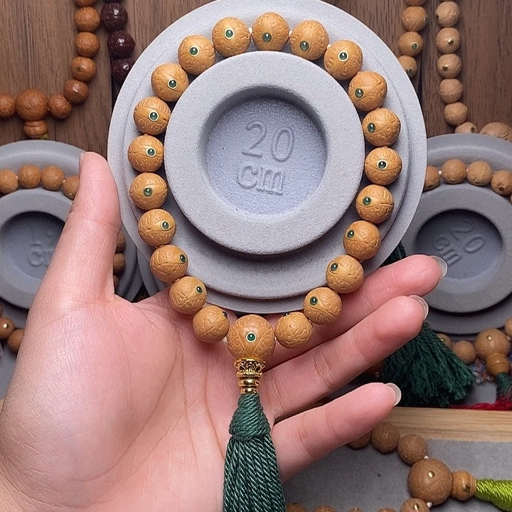 手串凤眼菩提12mm➕绿