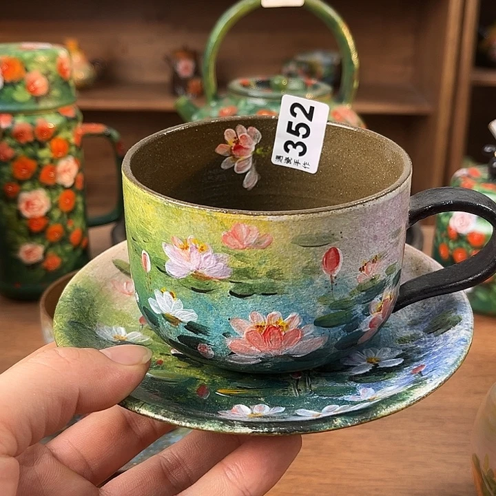 纯纯莫奈油画风纯纯莫奈油画风一杯一碟