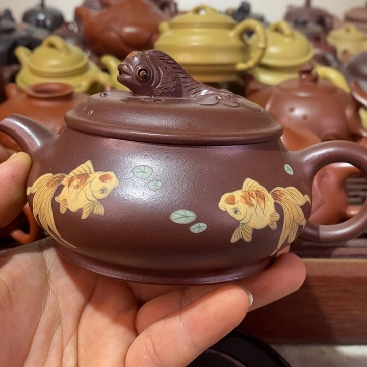 紫砂茶壶漳****产微瑕处理