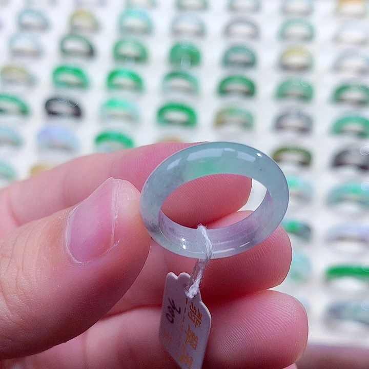 翡翠未镶嵌戒指15号