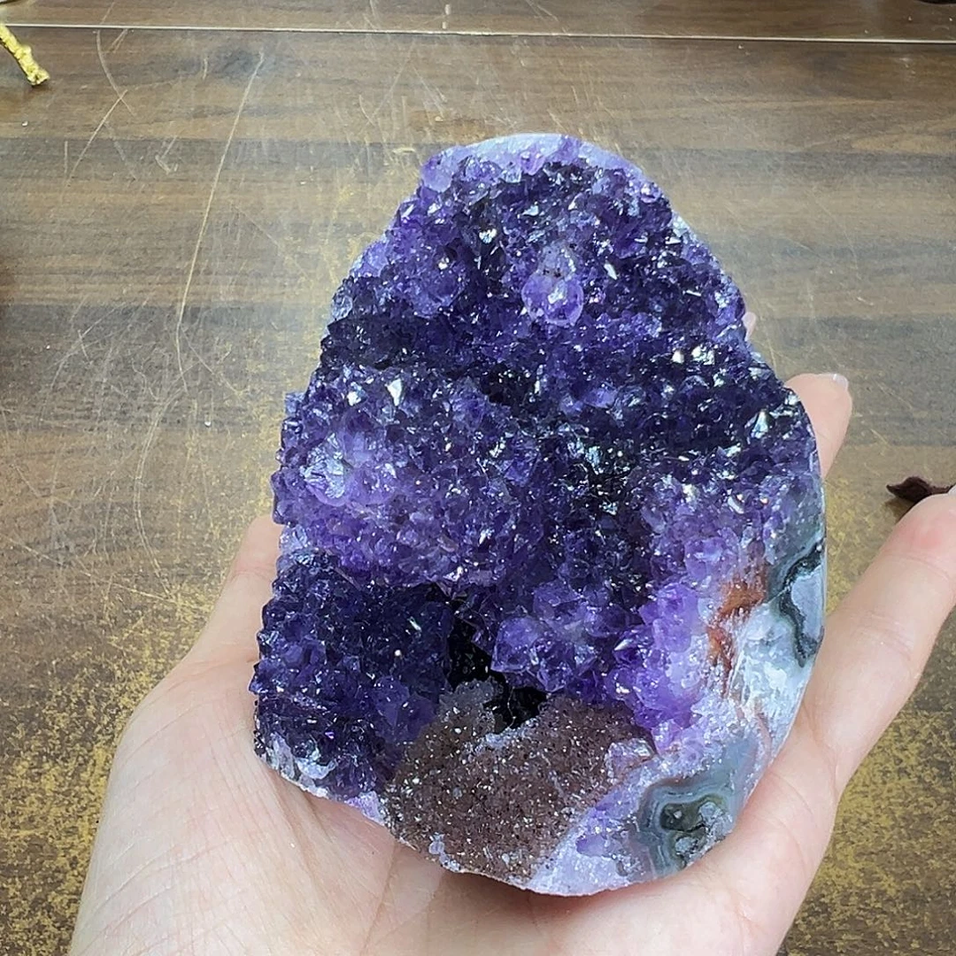 摆件紫晶未镶嵌紫晶