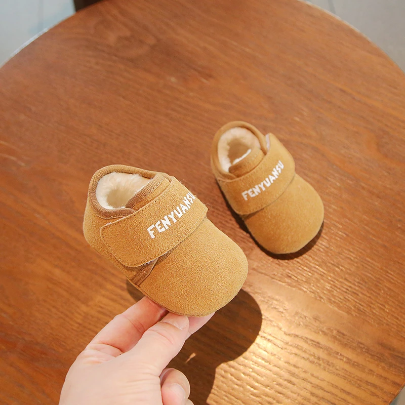 冬季一岁宝宝棉鞋软底勃肯6到12个月婴儿学步鞋子一阶段婴幼儿鞋8