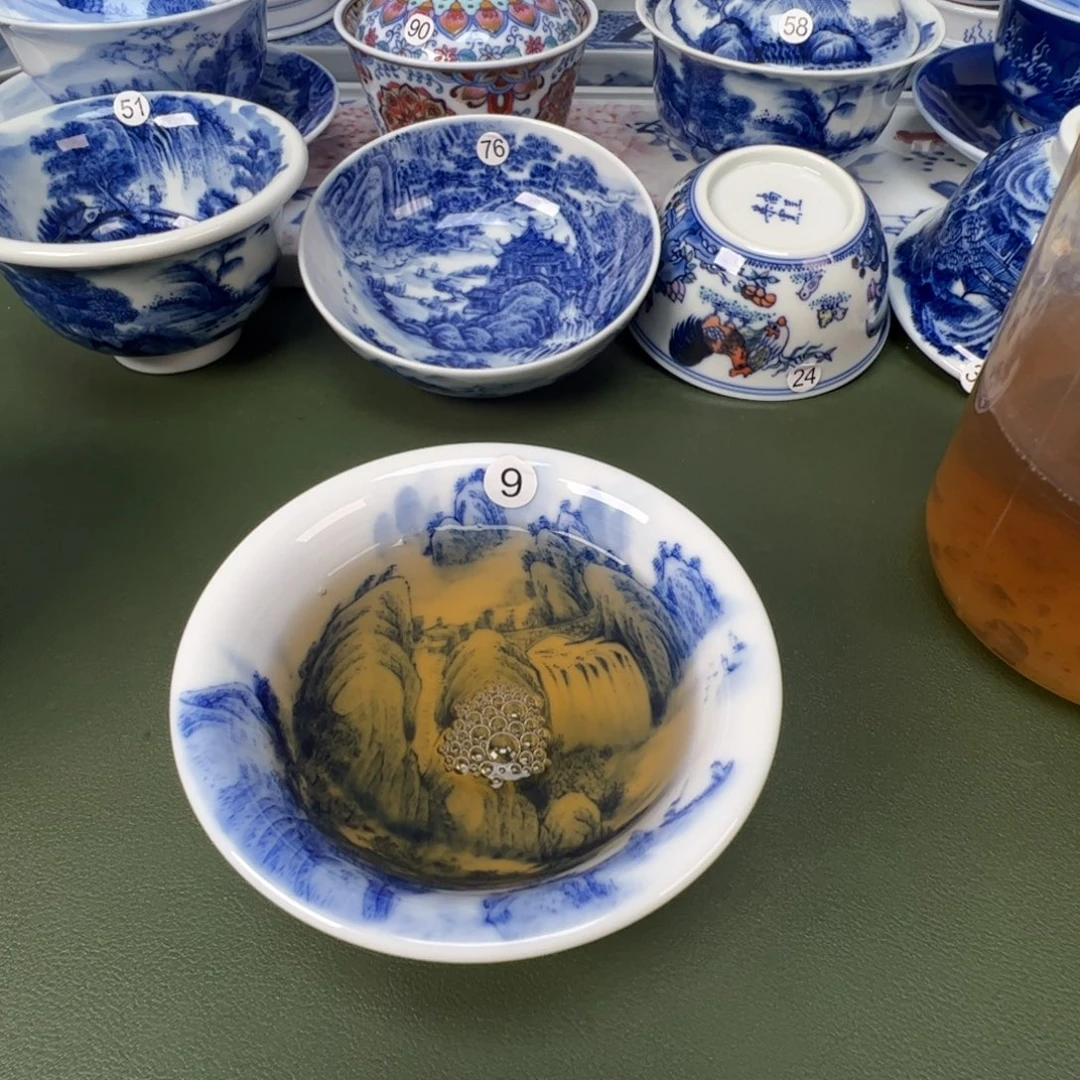 景德镇纯手工纯手绘茶具木木9