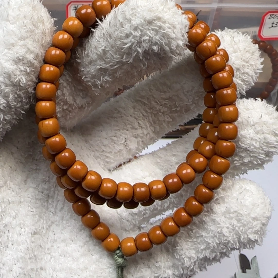 手串橄榄核老挝6.7mm极限弧108