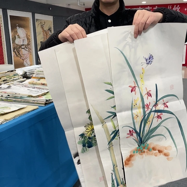 国画今天上午作品展示