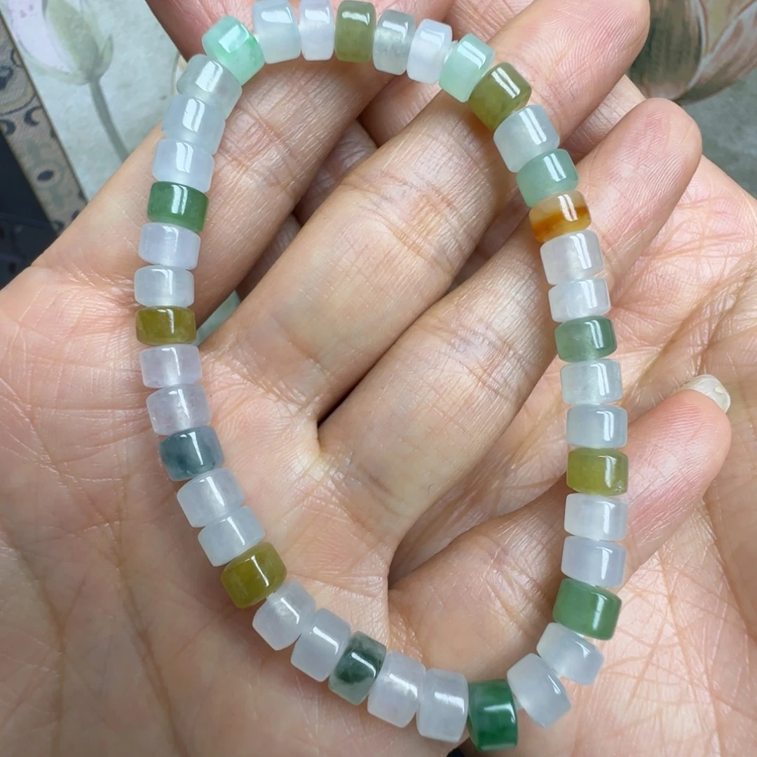 翡翠未镶嵌颈饰手串