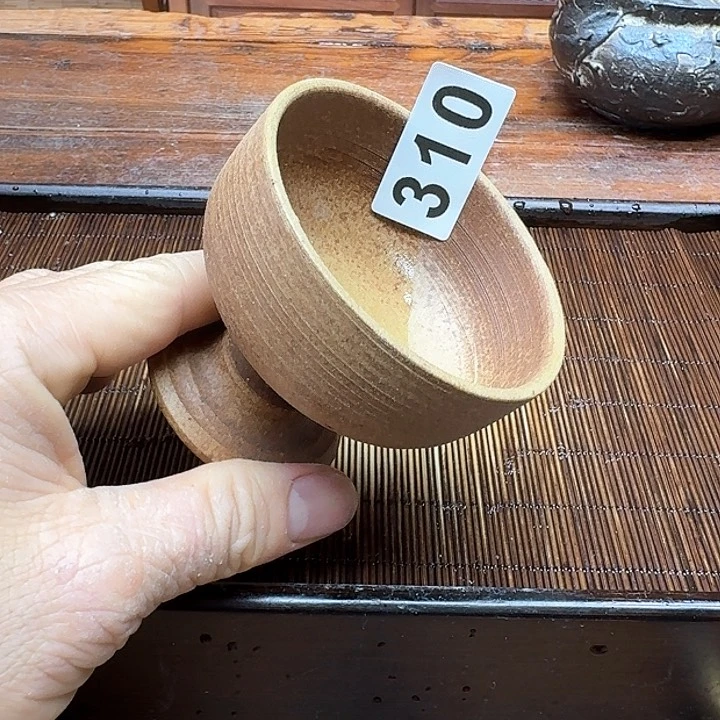 纯手工制作粗陶茶具