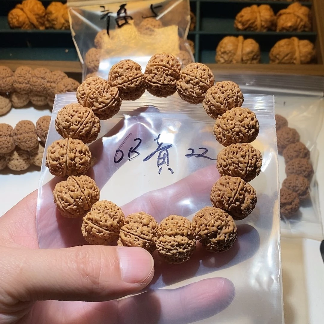 金刚菩提手串无*人六瓣黄22mmmmm